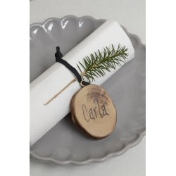 Ib Laursen Tr&aelig;skive til oph&aelig;ng eller bordkort