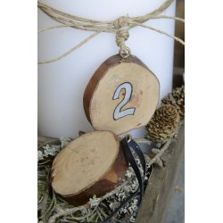 Ib Laursen Tr&aelig;skive til oph&aelig;ng eller bordkort