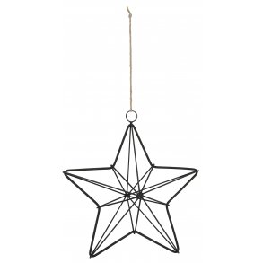 Ib Laursen - Stjerne ben model - sort metal