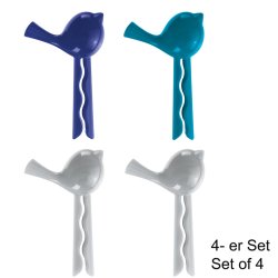 Koziol - PI:P Poseclips 4 stk. - forsk.farver