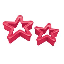 STERNE Kageudstikker 2 stk. rd