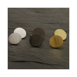 PURE restik m/rund PLADE (Slvbelagt)