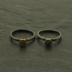 Fingerring m/slvkrone 16 mm.