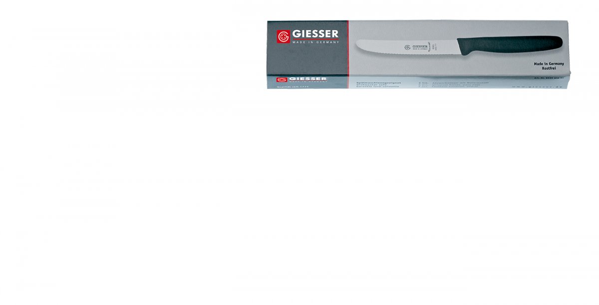 Sorte - Steakkniv gaveæske m/6 fra Giesser tysk topkvalitet