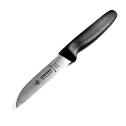 Giesser - Urtekniv med glat skr 8 cm - sort greb